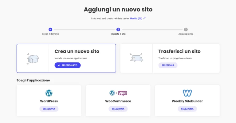 Configurazione Iniziale e Avvio del Sito con SiteGround