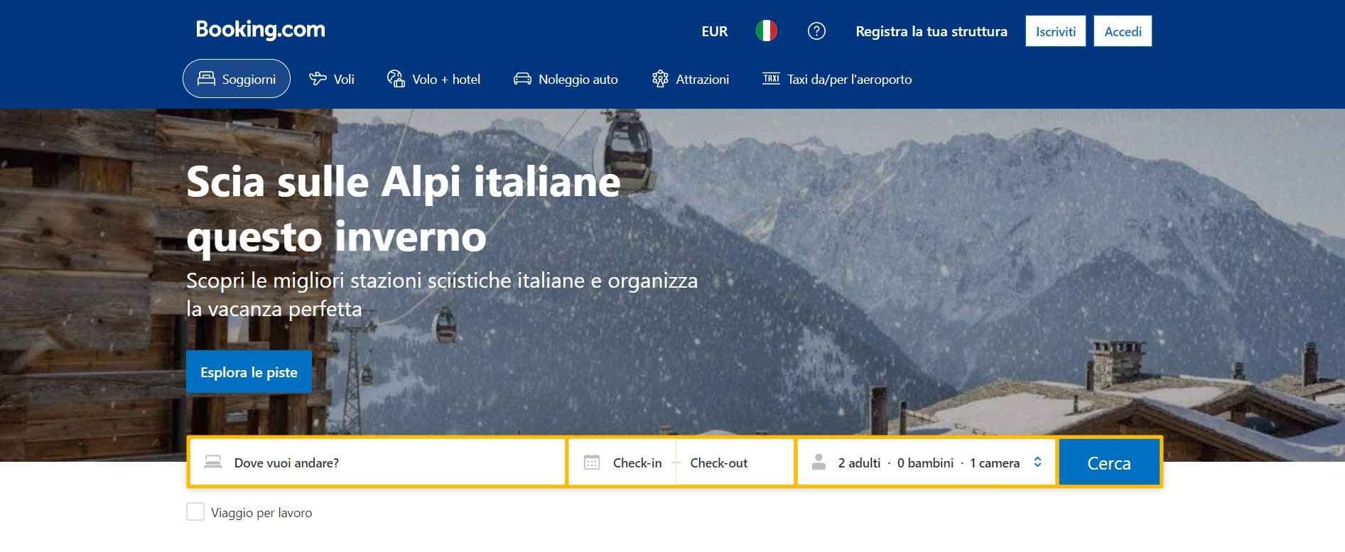 Prenota la tua prossima vacanza con Booking.com e goditi un soggiorno indimenticabile